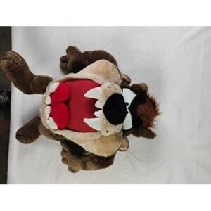 Vintage Warner Bros Taz Tasmanian Devil Plush Stuffed Animal Toy Looney Tunes